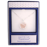 Equilibrium Friends Forever Crystal Sentiment Necklace